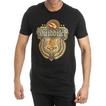 Hary Potter Hogwarts Quidditch Men's Black T-Shirt